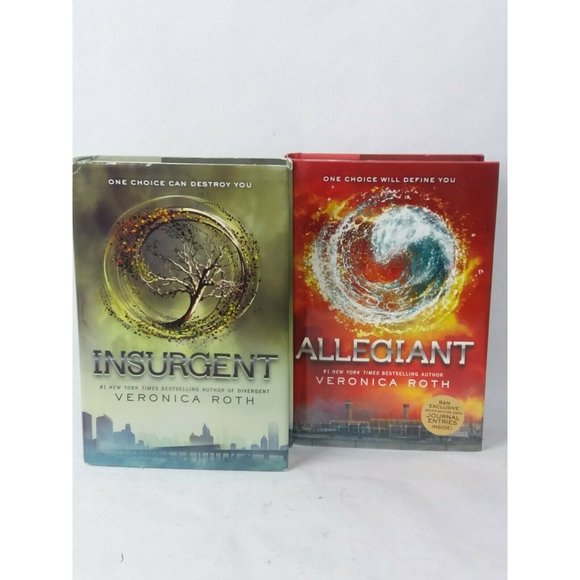 Insurgent and Allegiant Veronica Roth Books 2 & 3 Hardcover Dust Jacket - Picture 7 of 7